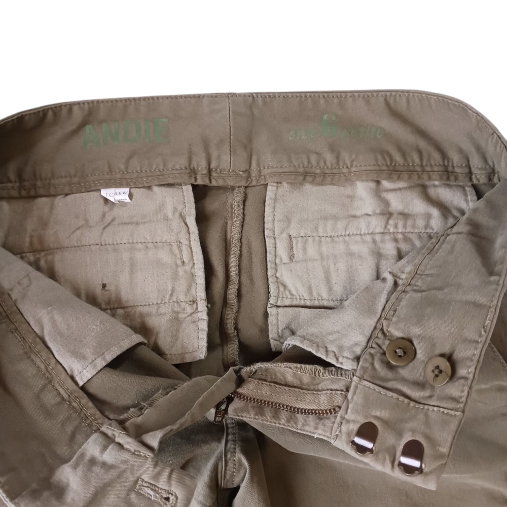 J. Crew Olive Green Cargo Pants comfortable with an elegant solid color